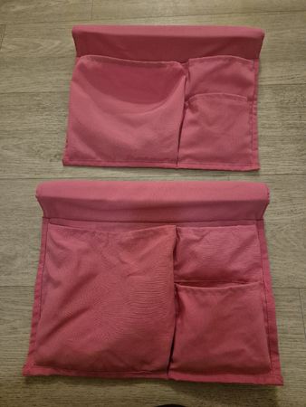 Betttasche 2 Stück pink