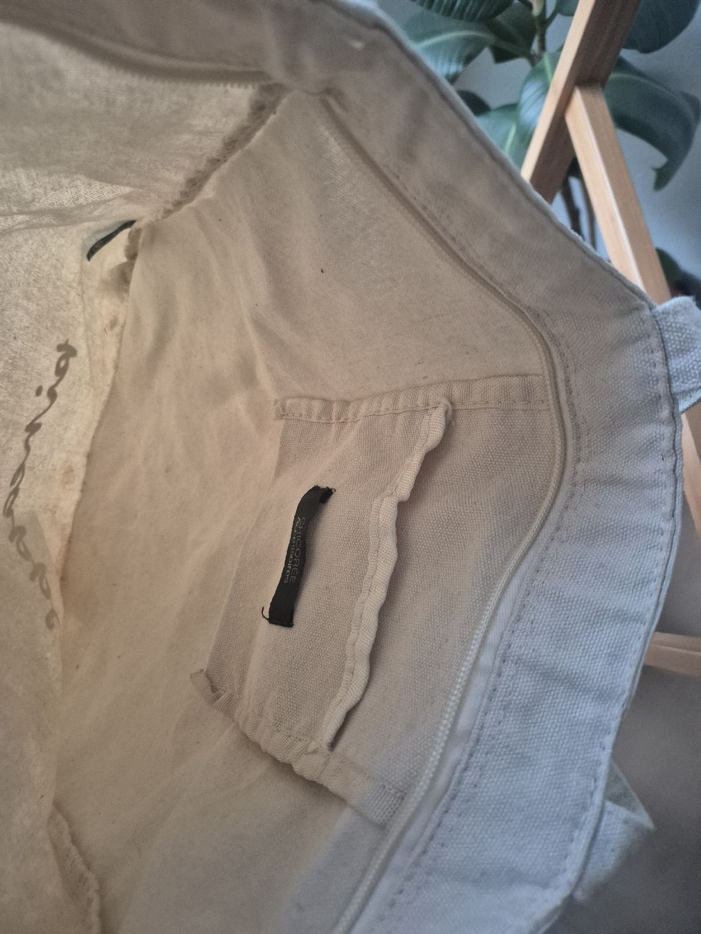 Borse: Stofftasche Beige mit Reisverschluss – Usato da Belp venduto da manii__ 2