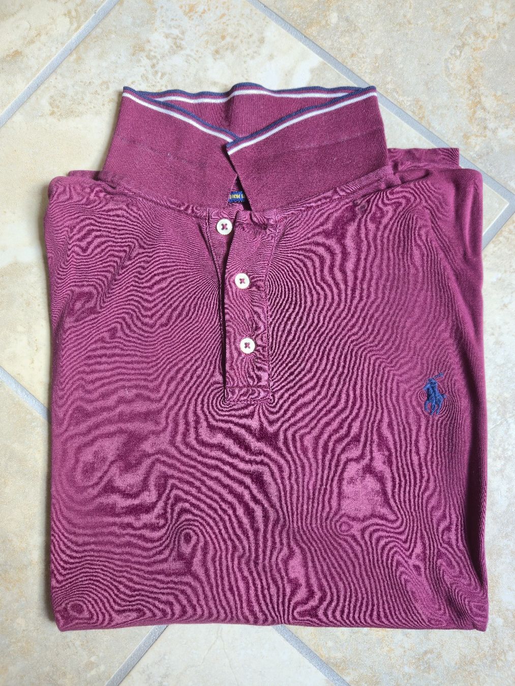 Polo Ralph Lauren Magliette Polo: Polo Ralph Lauren taille L bordeaux – Usato da Chailly-Montreux venduto da svenm53