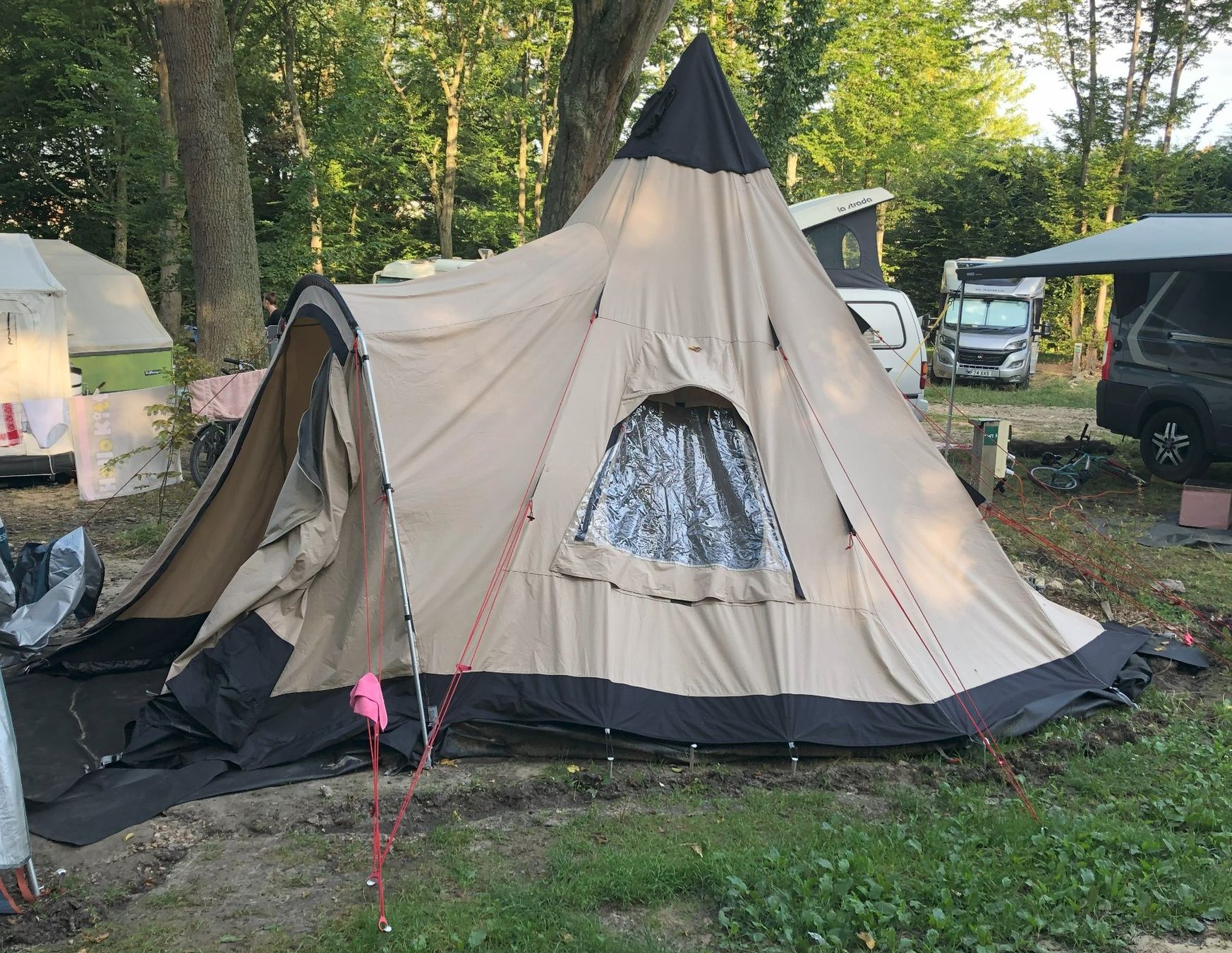 Tipi Zelt Robens Kiowa 9+ Personen Camping (Gebraucht) in Zug fr CHF 800   nur Abholung auf Ricardo kaufen