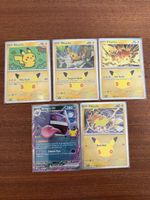 Pokemon Karten Set Pikachu und Gengar EX 5er Konvolut
