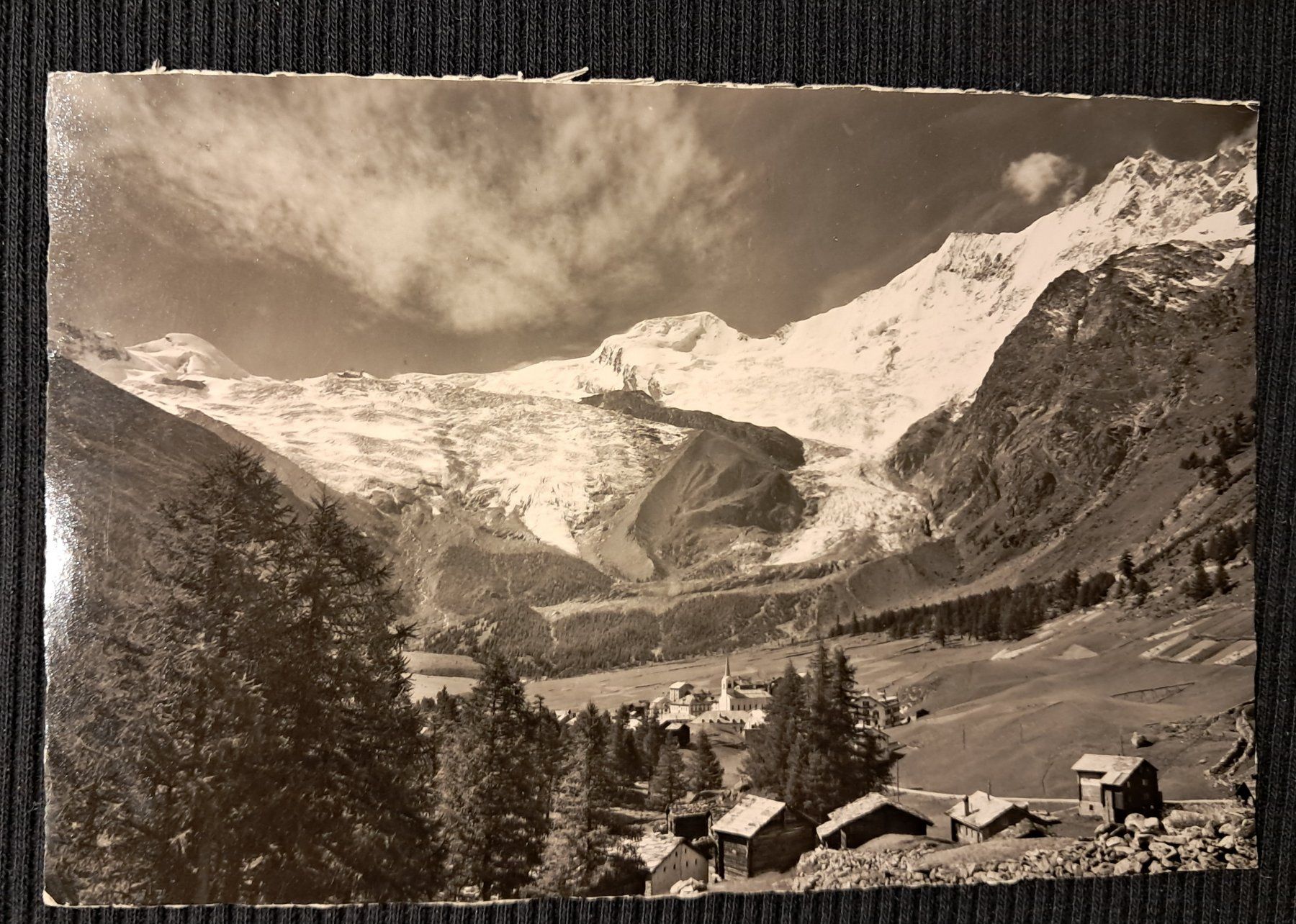 Ansichtskarten: SAAS-FEE - MIT MANGEL! – Defekt aus Ponto Valentino von giorgia06
