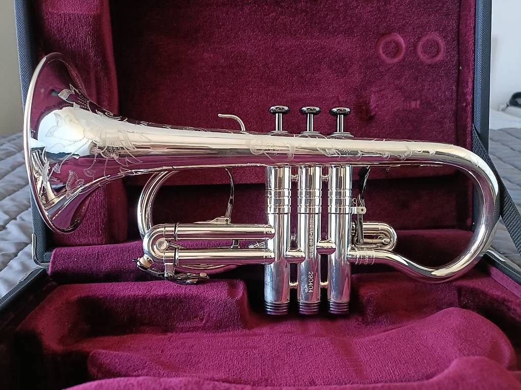 Musikinstrumente: Cornet soprano mib Geneva Cardinal – Neu und originalverpackt aus Féchy von SM73 2