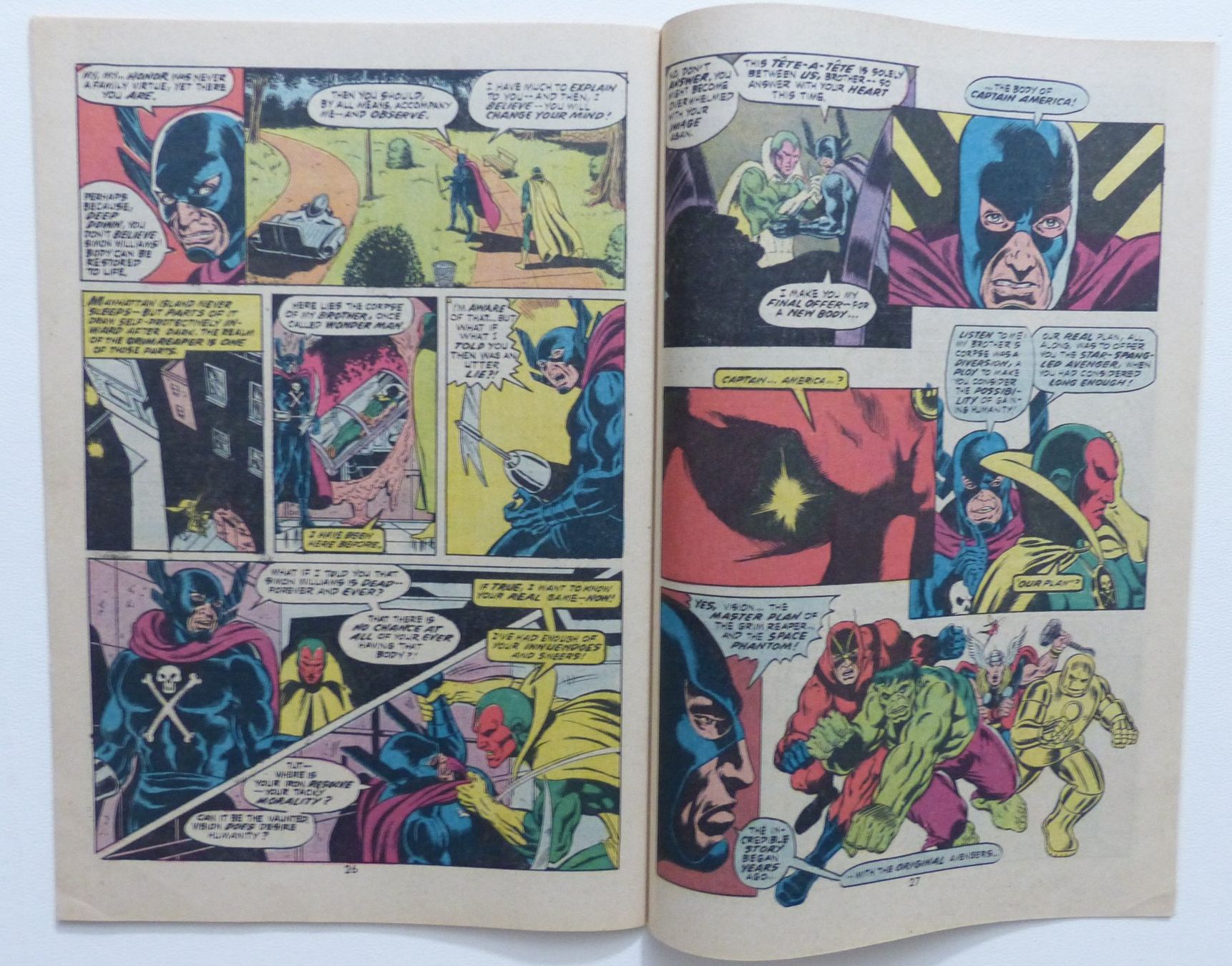 Fumetti: AVENGERS #107 GRIM REAPER IS BACK MARVEL 1973 – Usato da Lugano venduto da YouWantUS 4