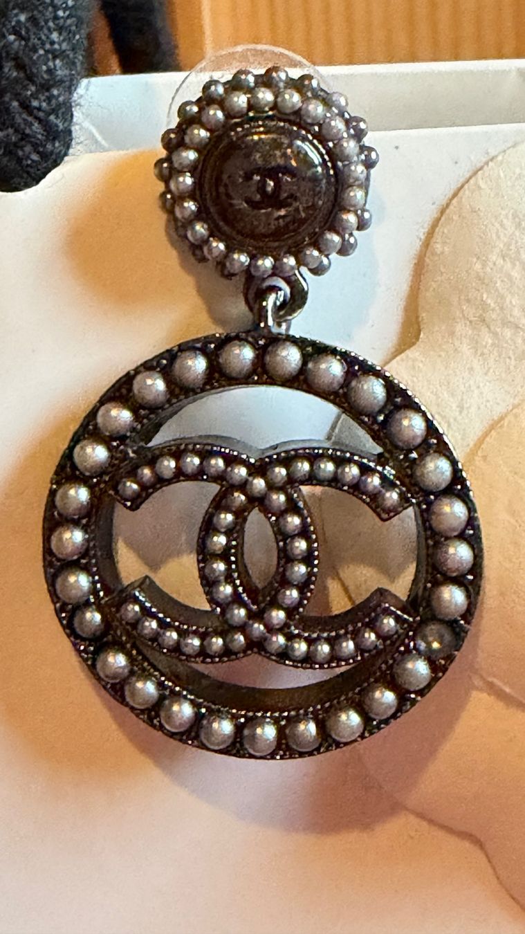 Chanel Orecchini pendenti & Orecchini a lobo: CHANEL 100% originale Ohrringe – Usato da Interlaken venduto da Bona55 7