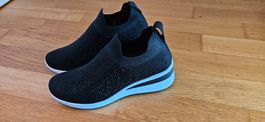 Sneaker von Graceland, Wedges, Gr. 37, Schwarz Weiss NEU