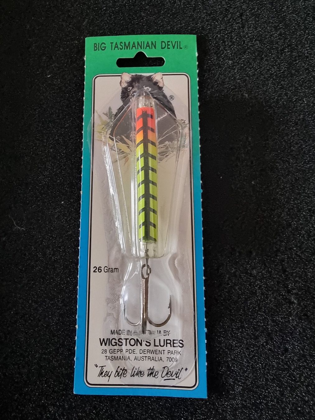 Esche: Angelköder Big Tasmanian Devil 75mm 26g Inline Löffel – Nuovo e nell'imballaggio originale da Abtwil SG venduto da Fischerei_Artikel