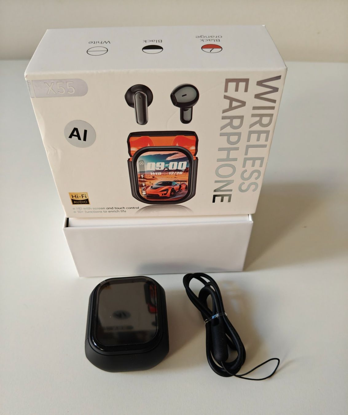 Tws Cuffie: Wireless earphone X55 – Nuovo e nell'imballaggio originale da Genève venduto da Kikou