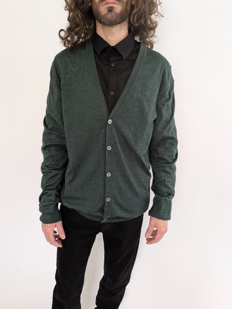 Roconi Milano Herren Strickjacke, Gr. 56, Cashmere/Seide