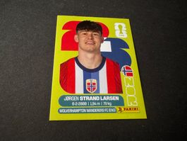 Panini Fussball WM 2026 Sticker Jörgen Strand Larsen NOR 18