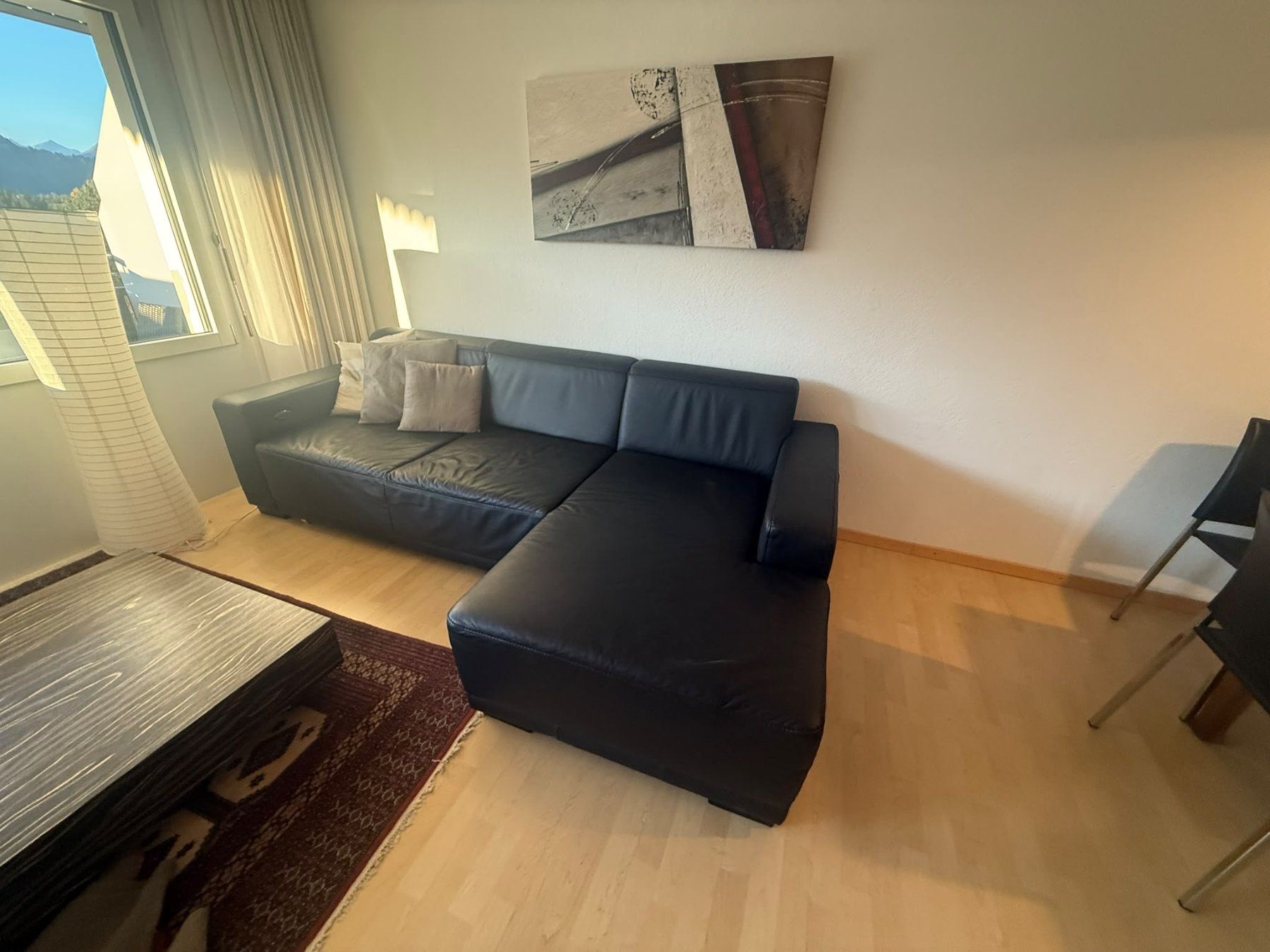 Divani: Teilelektrisches Leder-Sofa – Usato da Züberwangen venduto da Hitman49 1