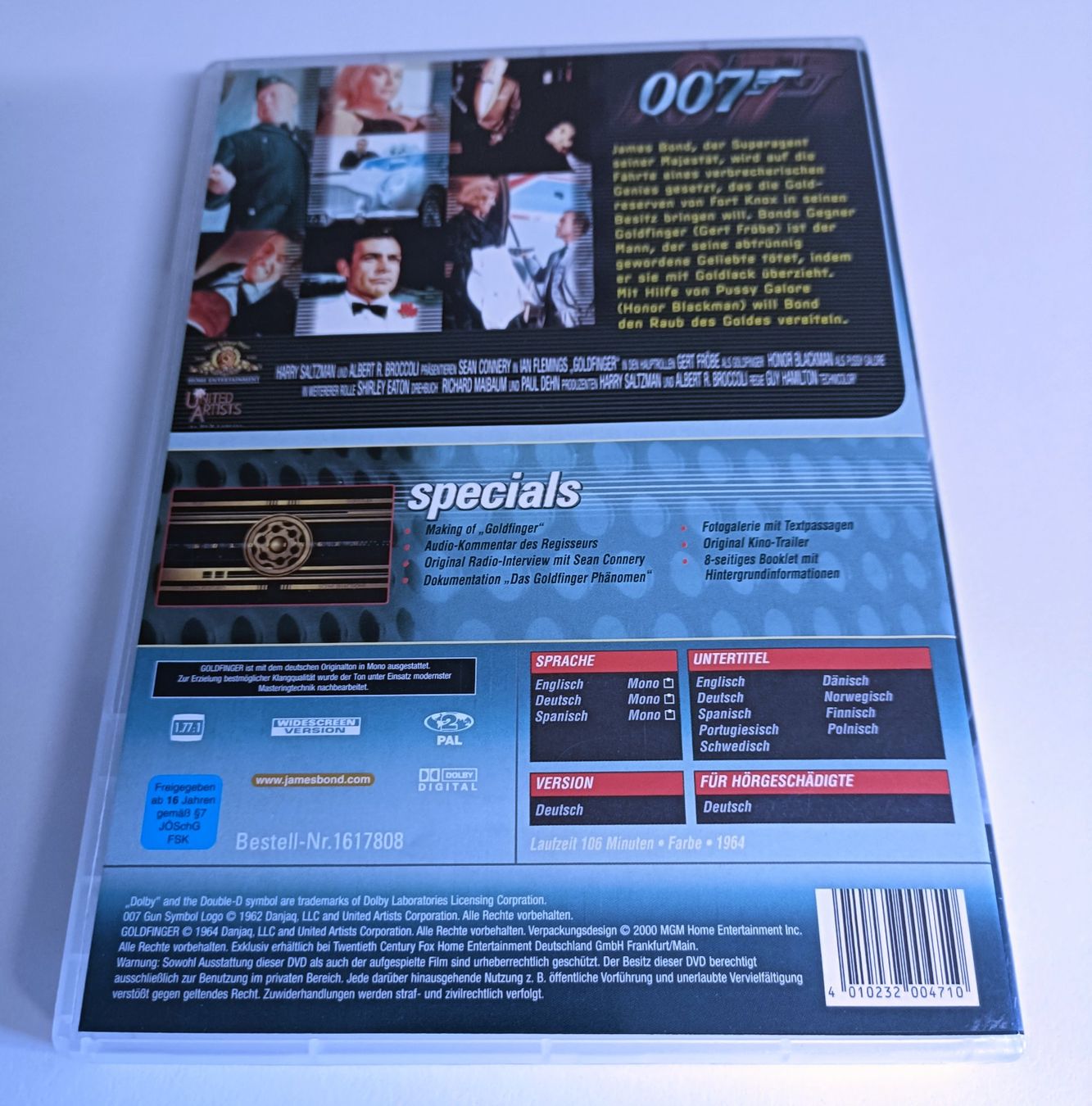 Tous les DVDs: 007 Goldfinger – D'occasion à Köniz par Movieportal007 1
