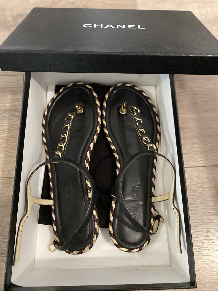 Chanel Scarpe da donna: Sandales Chanel T 41 – Usato da Corsier GE venduto da tanamera