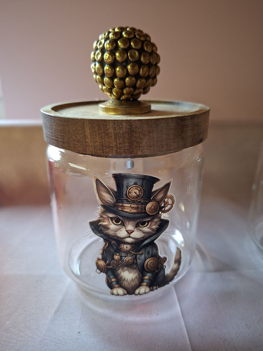Tutte le decorazioni: neu: Glasdose mit Katze Steampunk – Nuovo e nell'imballaggio originale da Nassen venduto da verrueckt