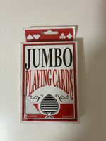 Jumbo Playing Cards plastic coated guter Zustand