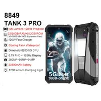 8849 Tank 3 Pro robustes Smartphone mit 512-Lumen Beamer
