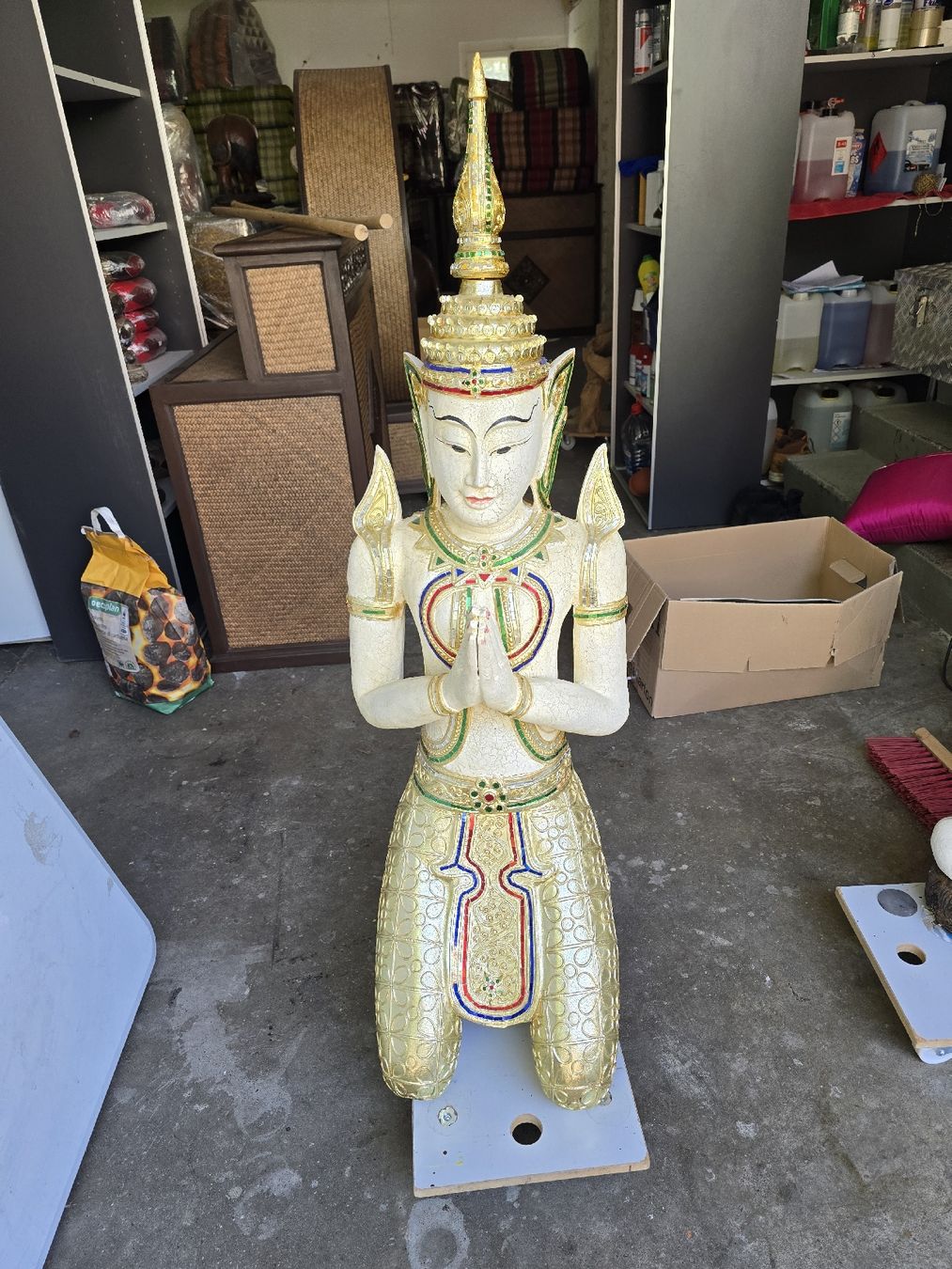 Statuette: Tempelwächter Orginal Thailand Import – Usato da Zürich venduto da inf_q6bm 3