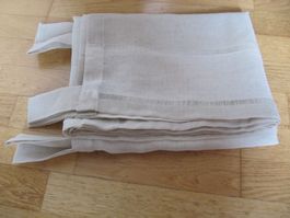 1 Schlaufenvorhang Maddison (2), ca. 145 x 240 cm, hellbeige