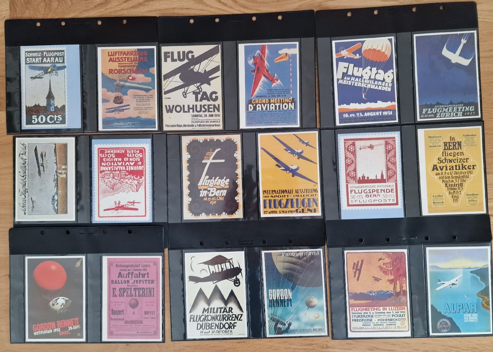 Cartoline postali: Postkarten Sammlung Flugwesen (46 Stk.)  – Nuovo (secondo la descrizione) da Gossau SG venduto da ush_db7j