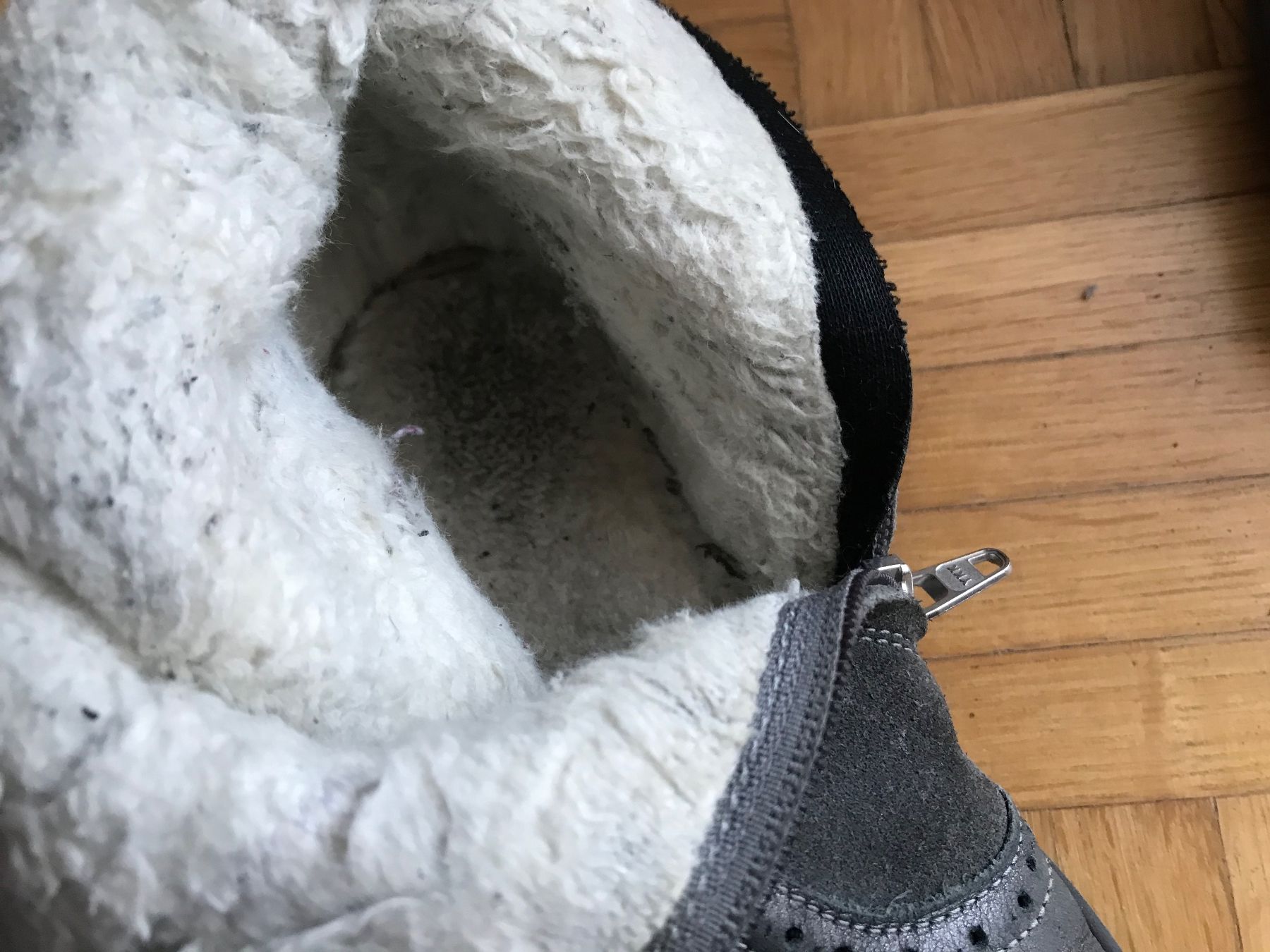 Schuhe für Mädchen: Stiefel Leder Grösse 33 grau – Gebraucht aus Emmenbrücke von Hathor123 5