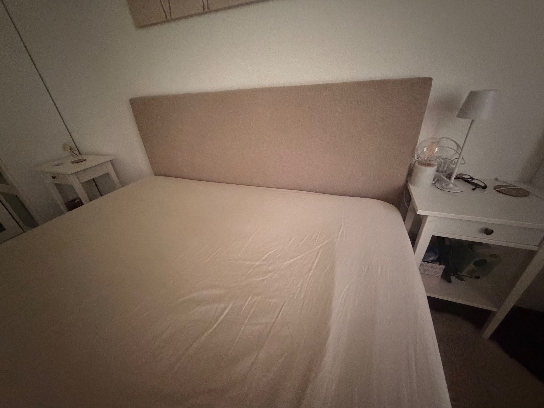 Bico Betten: Boxspringbett mit Textilkopfteil beige – Neu (gemäss Beschreibung) aus Madiswil von SteinsMC 2