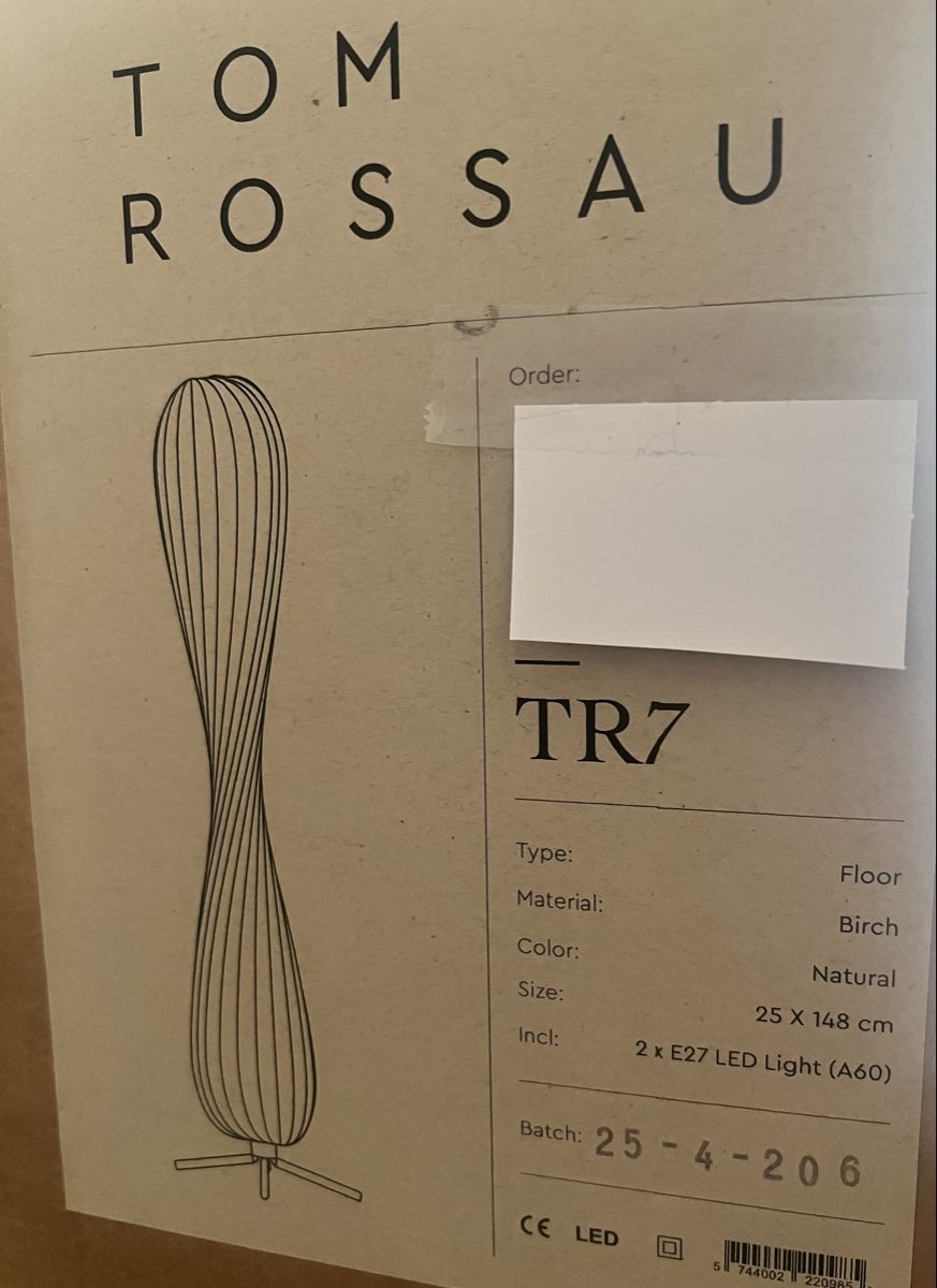 Lampade: Tom Rossau TR7 Stehleuchte, Birke – Nuovo e nell'imballaggio originale da Stadel venduto da danzaf 2