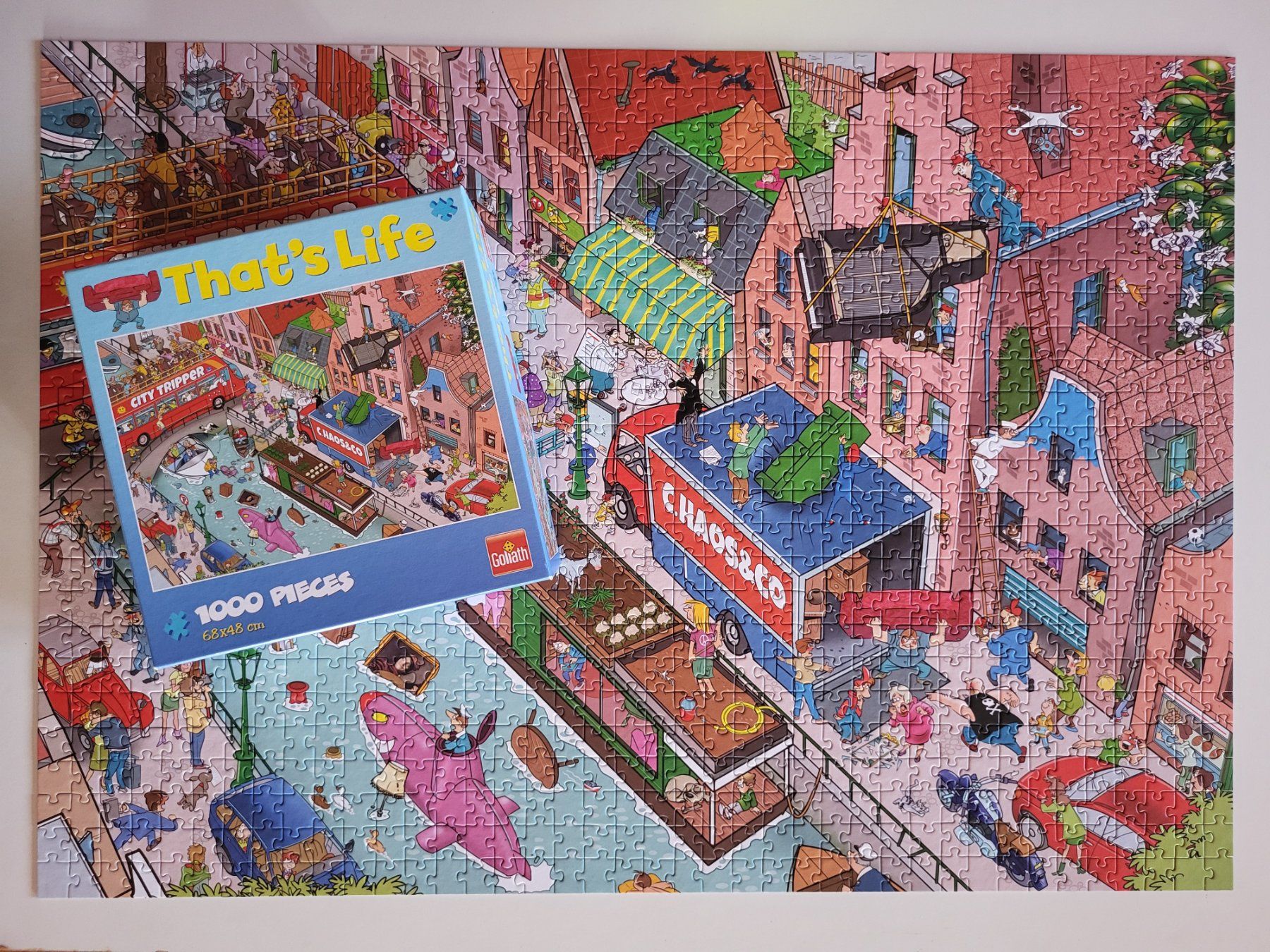 Puzzle: THATS LIFE  PUZZLE  2x 1000 Teile – Usato da Therwil venduto da Nika123 2
