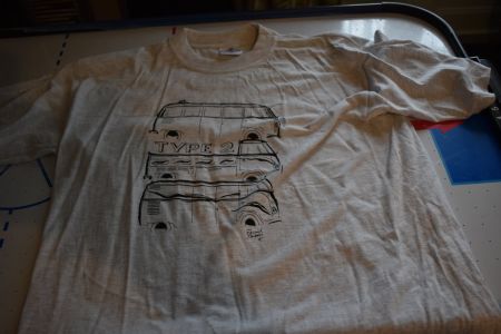 T-Shirt Homme-Femme avec Motif Automobile Taille XL
