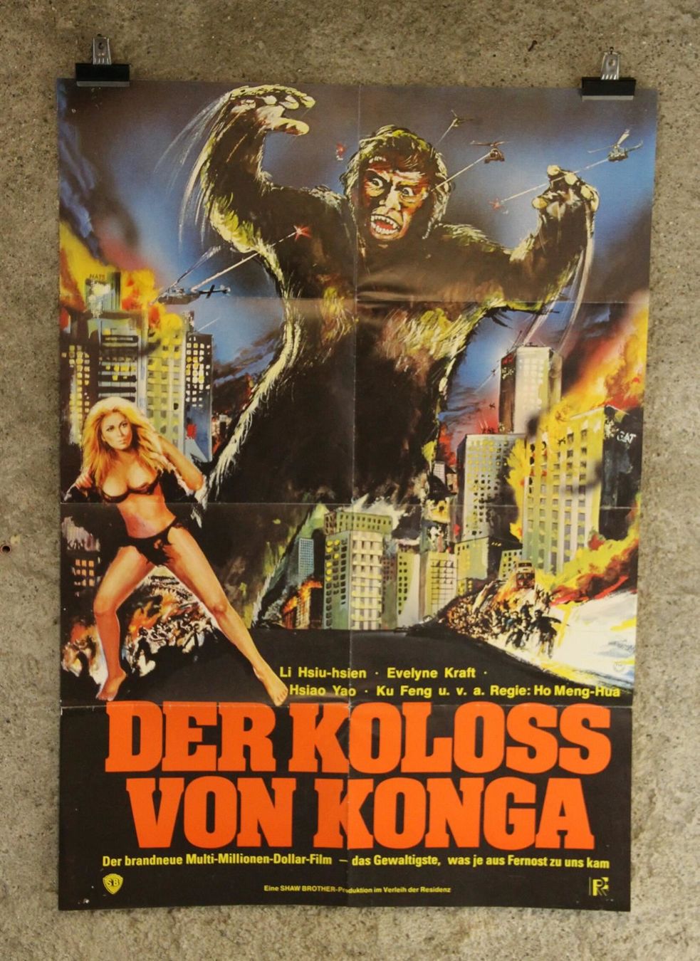Foto & Immagini: Filmplakat "Der Koloss von Konga" – Usato da Birrwil venduto da brandschatz_birrwil