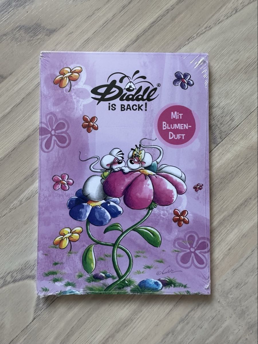 Blocchi: Diddl Notizblock mit Blumenduft originalverpackt – Nuovo e nell'imballaggio originale da Bern venduto da mar_cx7w