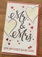 Mr. & Mrs. Hochzeitskarte