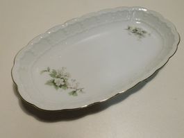 Butterplatte Porzellan Langenthal   22 x 13 cm