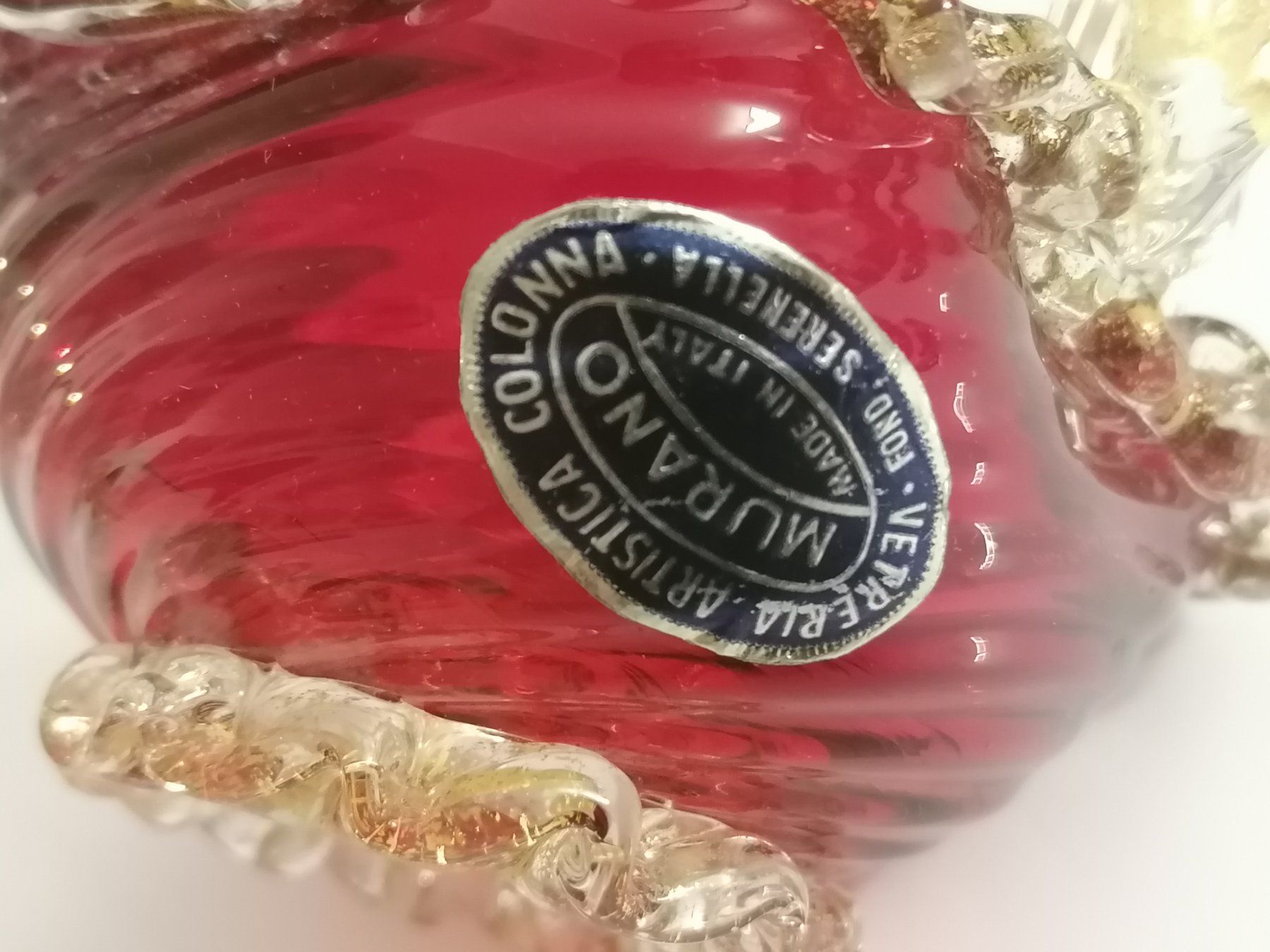 Murano Tutte le decorazioni: Murano Glas Korb – Usato da Basel venduto da vintagecollector 4