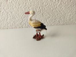 Schleich Storch Rarität Bauernhof Fähnchen Vogel 1995 Bauern