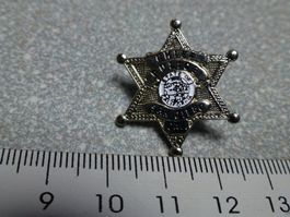 PIN PINS POLIZEI POLICE POLIZIA USA Sheriff Stern Abzeichen