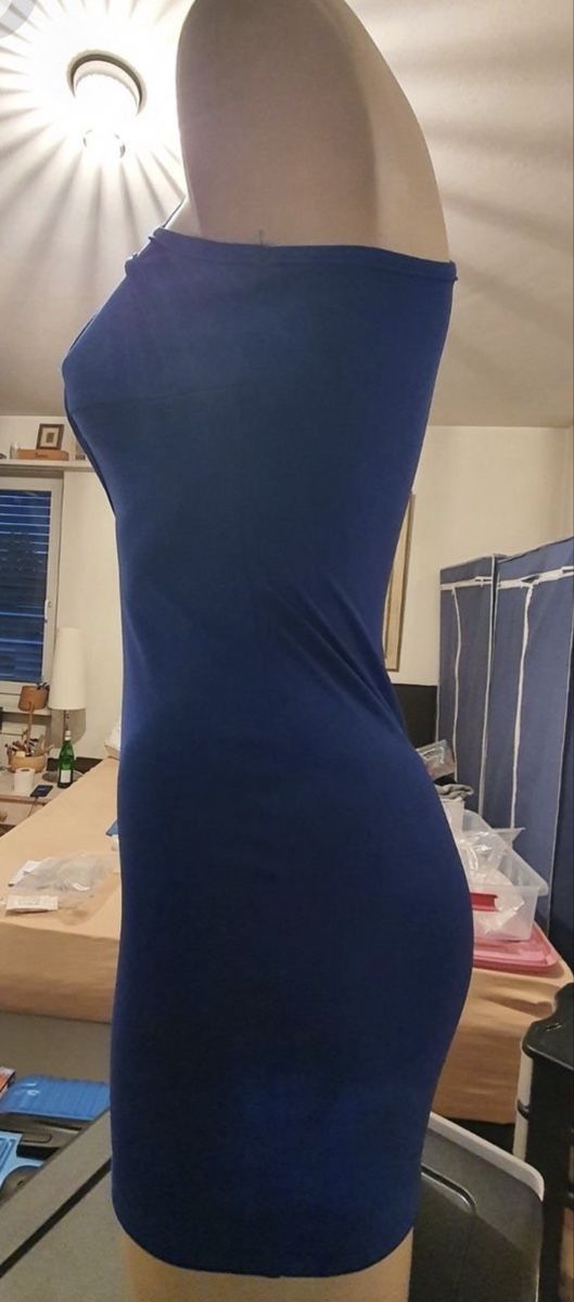 Kleider: Robe courte bleu  style découpéS – Neu (gemäss Beschreibung) aus Avry-sur-Matran von Anarda 3