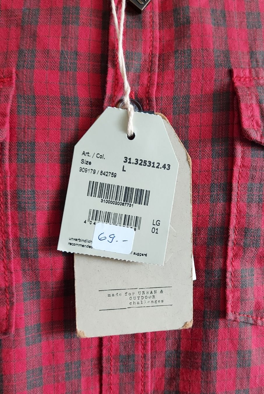 Camicie: Neues Camel Active Herren Hemd Karohemd Gr. L – Nuovo e nell'imballaggio originale da Basel venduto da Mazzo84 3
