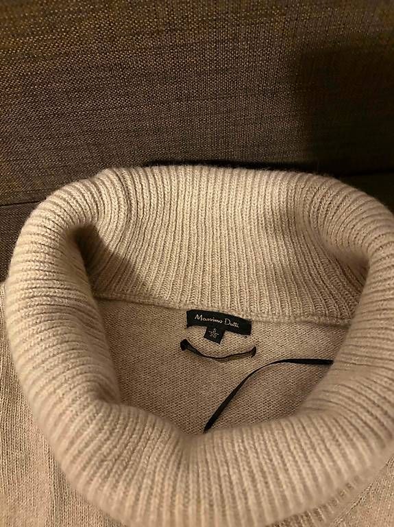 Vestiti: Beiges Wolle-Cashmere Pulloverkleid von Massimo Dutti, Gr. S – Usato da Zürich venduto da bas_yf8r 2