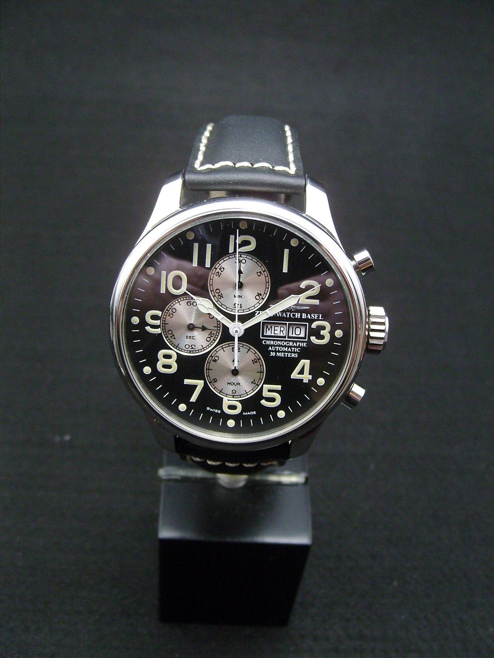 Zeno Orologi: Neuer Oversized Pilot Tachymeter Chrono Day-Date/ Automatik – Nuovo e nell'imballaggio originale da Mels venduto da niezie2002 5