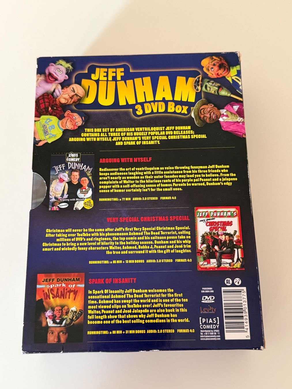 Tutti i DVDs: Jeff Dunham 3 DVD Box Set guter Zustand – Usato da Altstätten SG venduto da sheamus 1