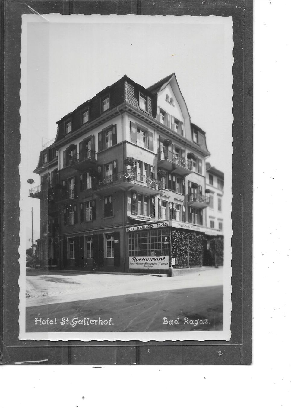Ansichtskarten: SG Bad Ragaz  Hotel St.Gallerhof – Gebraucht aus Schocherswil von Wilare