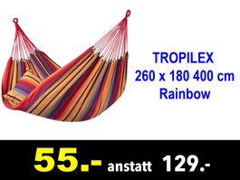 🔴  Hängmatte TROPILEX 260 x 180 400 cm Rainbow /815X
