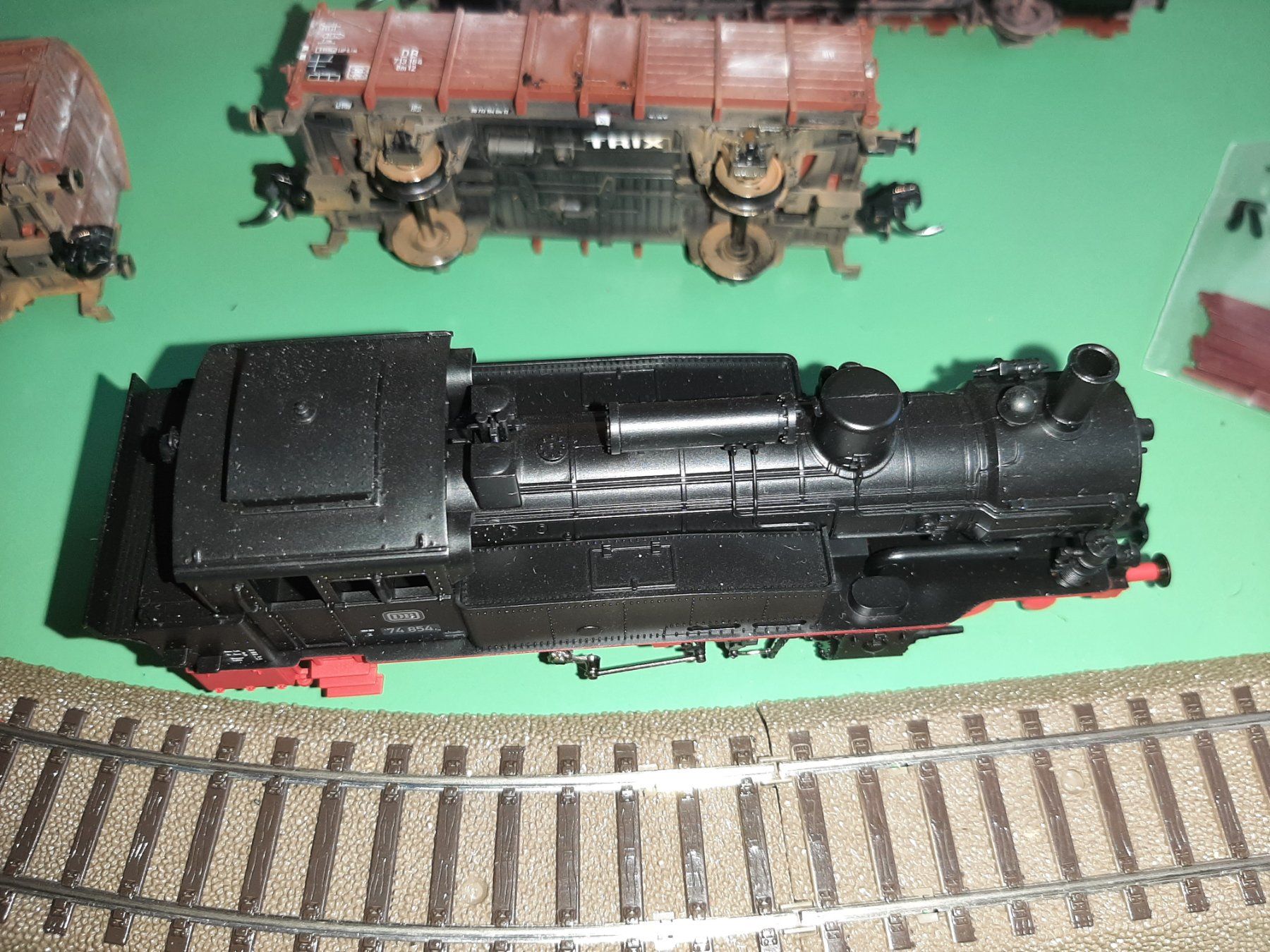 Trix Modellini di ferrovie: TRIX 74 854 + 3 WAGONS – Usato da Avully venduto da RIVALIS 8