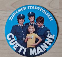 Zürcher Stadtpolizei Güeti Manne Aufkleber