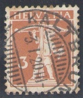 Tutti i francobolli: CH -  - SBK Nr. 137 - Stempel "Kaltbrunnen" – Usato da Rombach venduto da VENTIS-Auktionen