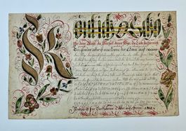 Appenzell Probeschrift Osterschrift aus dem Jahr 1810