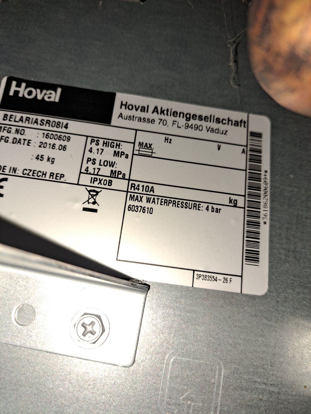 Hoval Radiateurs: Wärmepumpe Hoval 8 kW – D'occasion à Schwanden GL par roerich20 9
