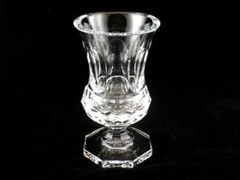 Vase Medicis cristal taillé massif Kristallvase H: 20 cm