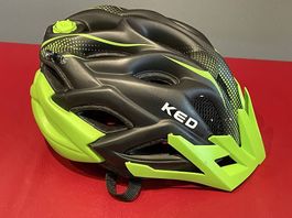KED Junior Velohelm, grün, Grösse S 49-54 cm,