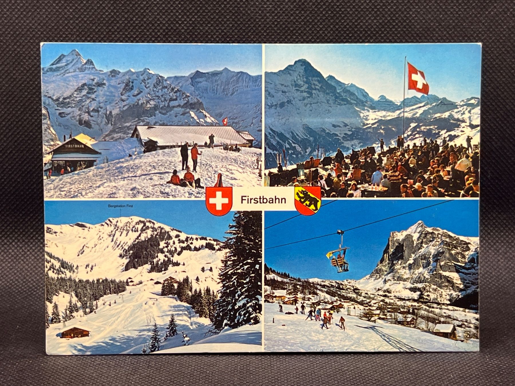 Cartoline postali: Grindelwald: Berg- und Sportbahn Grindelwald-First – Usato da Widnau venduto da Brusi9